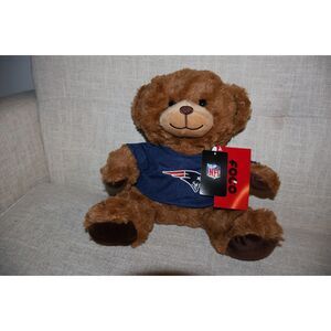 NWT OFFICIAL NFL Patriots Teddy Bear 16 inches